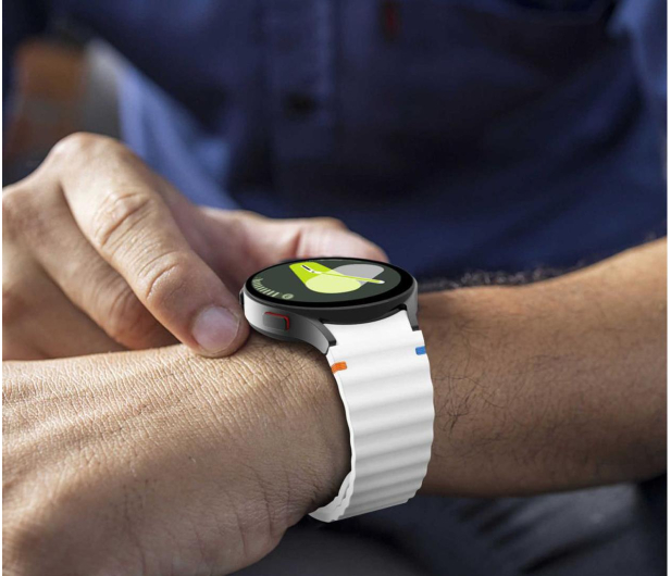TECH-PROTECT Silicone Sport do Galaxy Watch 4 / 5 / 5 Pro / 6 / 7 / FE Wh 5906302313396 - 1290135 - zdjęcie 4